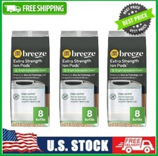 3 Box Purina Tidy Cats Breeze Absorbent Cat Litter Pads, Odor Control, 8 ct. Bag