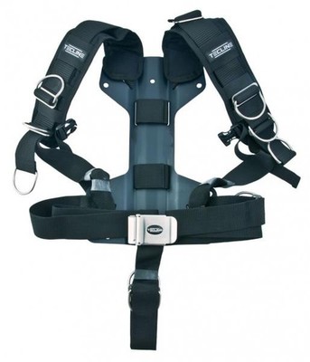Tecline Komfort Harness mit 3mm H Aluminium Travel Backplate