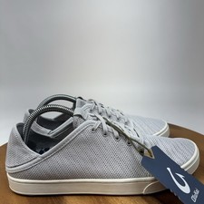 New NWT Womens Olukai Pehuea Li Gray Mesh Casual Lace Up Sneakers Shoes Size 10