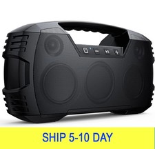 IPX7 Waterproof Bluetooth Speaker, 40W 60 Peak Portable Wireless Speakers with