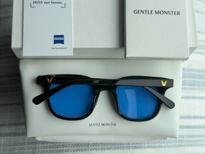 new Gentle Monster South Side Black Col 01 Frame + Blue Zeiss Lens new Gentle Monster South Side Black Col 01 Frame + Blue Zeiss Lens