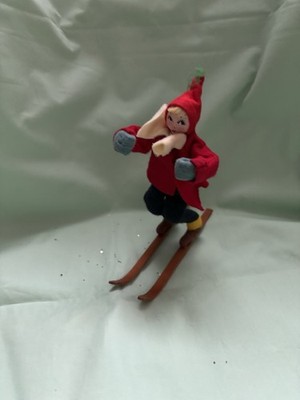Roldan Klumpe Cloth Doll Skier Painted Face