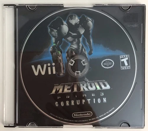 Metroid Prime 3: Corruption (Nintendo Wii, 2007) - Disc Only Tested & Working