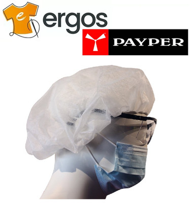 Payper 1000 Pieces Disposable Headphone with Elastic PP-U-03 HEAD COVER Polypropylene
