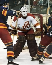  HOCKEY PHOTO PRINT NHL ATLANTA FLAMES JIM CRAIG  VS  COLORADO 