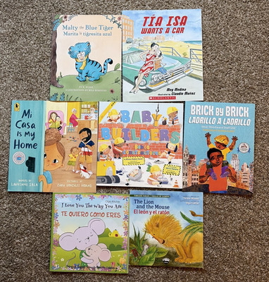Lot of 7 Kids Books In Spanish ESL ESOL ELL Bilingual Homeschool Espanol *VGUC*