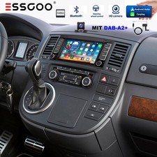 DAB+ Für VW T5 Multivan Transporter Android 15 Carplay Autoradio GPS BT Navi RDS