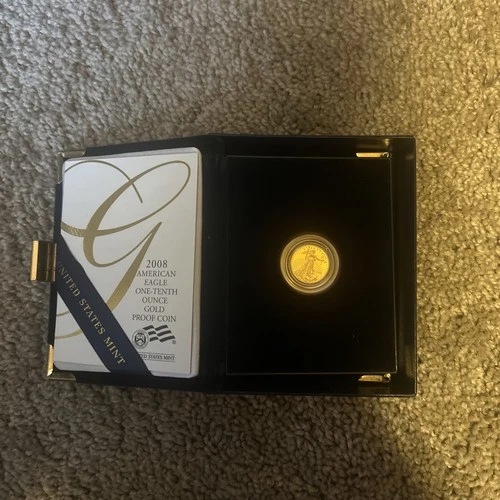2008-W American Gold Eagle 1/10 oz Proof — photo from the most recent tracked eBay sale