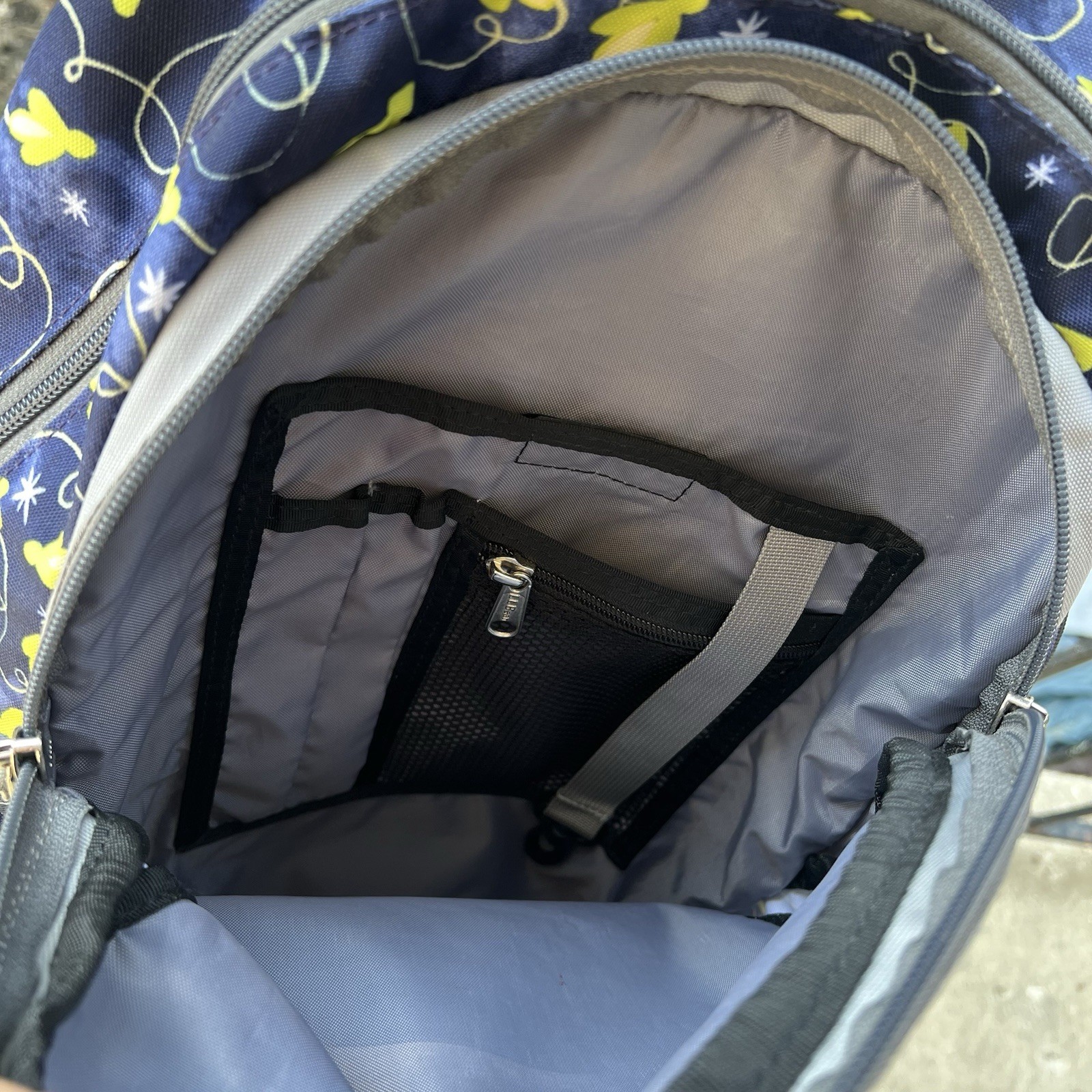 L.L. Bean Adventure Backpack Fireflies Mason Jar Lightening Bug Glow In Dark