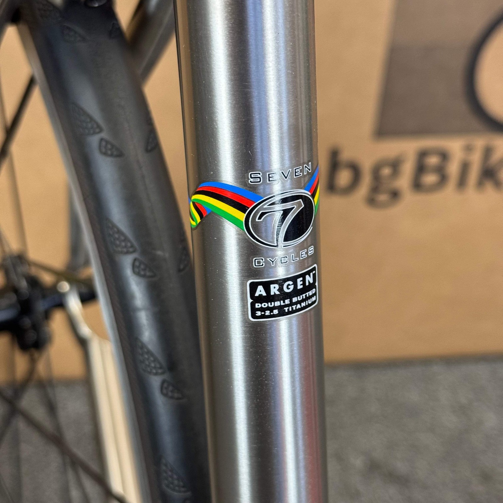 Used Seven Cycles Axiom SG, Titanium 3AL/2.5V, Road Bike, 50cm