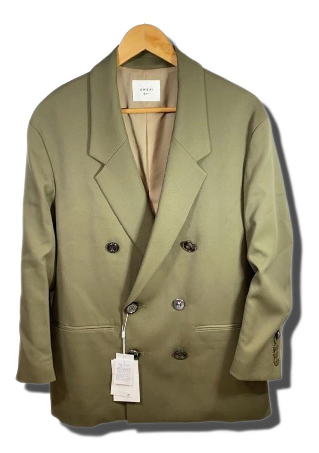 AMERI EMBELLISH BUTTON PAPA TW Jacket S Polyester… - image 1