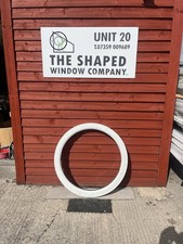 600mm ROUND FIXED WHITE CIRCLE WINDOW UPVC Unglazed/no Glass
