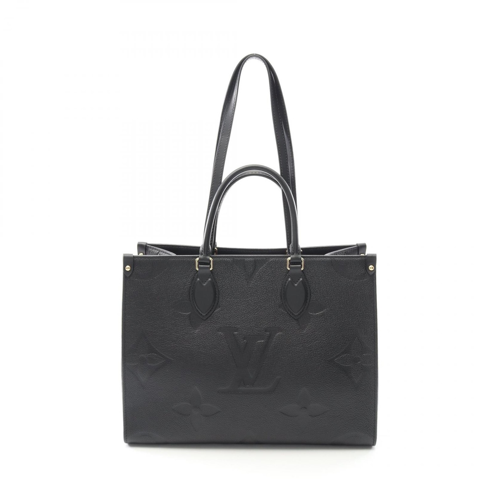 LOUIS VUITTON OnTheGo MM Shoulder Tote Bag M45595 Monogram Empreinte Leather LV