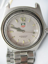 TAG HEUER Professional 200 WK1112 Quartz Watch Not Working For Parts Or Repair