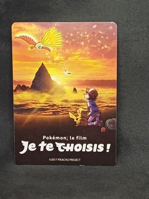 (Z2) Pokemon Der Film Ich wähle dich! Fr Rare Karte 2017 Pikachu Project 