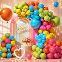 Luftballons Bunt - 114 StüCk Luftballon Girlande Bunt, 18 10 5 Zoll Ballon Girla