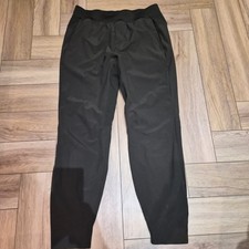 Lululemon Green Khaki mens yoga pants size L harem elasticated