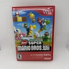 New Super Mario Bros Wii Complete CIB w/ Manual Tested