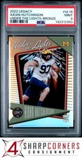 2022 LEGACY UNDER THE LIGHTS BRONZE #UL16 AIDAN HUTCHINSON RC #/100 POP 1 PSA 9