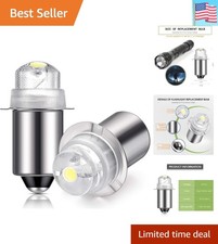 30 Lumen 3-Volt LED Replacement Flashlight Bulbs Torch Bulb with 10 Lifespan...