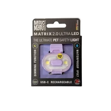 Max & Molly Matrix 2.0 Ultra Led Pet Safety Light (Lavender)