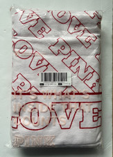 Victoria’s Secret LOVE PINK Terry Towel  - 2026 New Swim Beach White Red