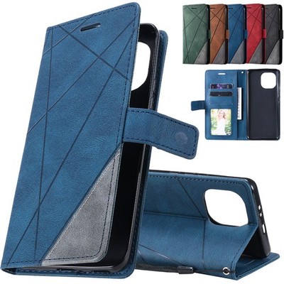 Handy Hülle für Xiaomi 14 13 15T 11T Pro Redmi Note 10 9 9C 7 Leder Schutz Cover