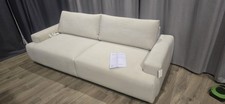 Habitat Julien 4 Seater Velvet Sofa Bed Natural