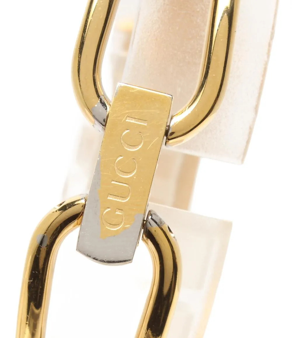 Gucci 1500L Quartz Shell Rectangular Gold Women's… - image 7