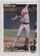1994 Upper Deck Collector's Choice Silver Foil Signature Greg Maddux HOF 3k1
