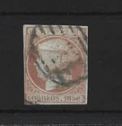 Spain 1852 - Edifil 14 COMEX CERTIFICATE CATALOG 4800 EUROS