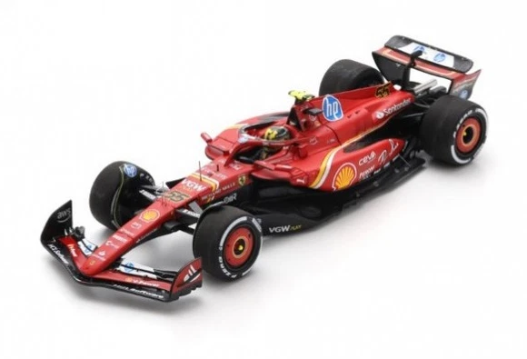 LOOK SMART, FERRARI SF-24 #55 4° GP Monza 2024 C.SAINZ, 1/43,  LOSLSF1066 - Immagine 2 di 4