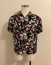 Rag & Bone New York x Disney Mickey Mouse Avery Short Sleeve Button-Front Shirt