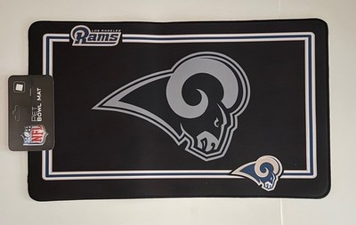 LOS ANGELES LA RAMS PREMIUM NEOPRENE DOG CAT BOWL MAT PLACEMAT NON-SKID