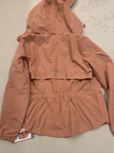 Gerry Women's Rain Jacket Packable Hood High Low Hem Lightweight G21 - Picture 5 of 5