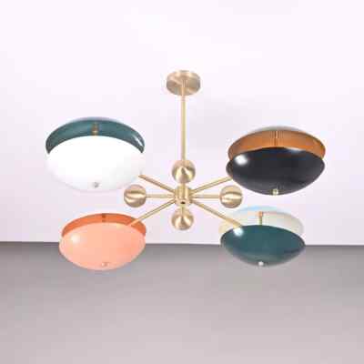 12 Light Modern Chandelier Exclusive Décor Light Fixture Sputnik Lamp Pendant
