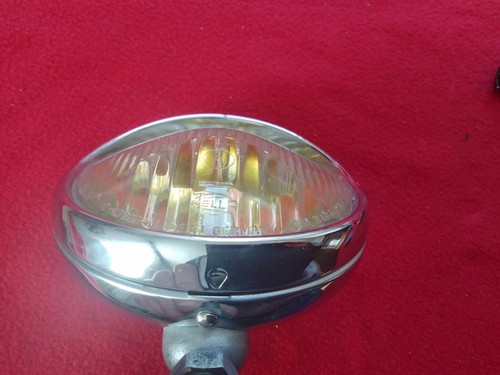 Hella chrome yellow fog lights VW beetle bus Mercedes Porsche - Picture 5 of 8