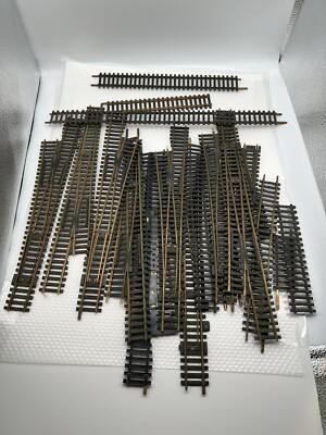 vintage metal train tracks miscellaneous Pieces and sizes