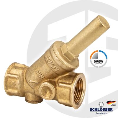 JS Schrägsitz Rückschlagventil - Rückflussverhinderer DVGW Typ 1325 - IG x IG