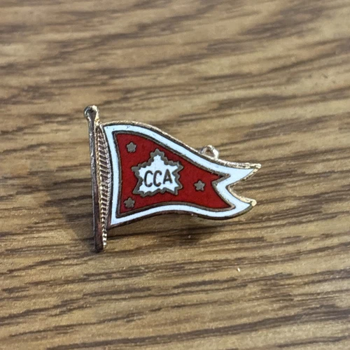 1984 Olympics Pin CCA Flag 1/4"