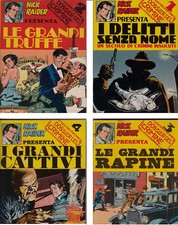 NICK RAIDER SERIE COMPLETA DOSSIER CRIMINE 4 VOLUMETTI
