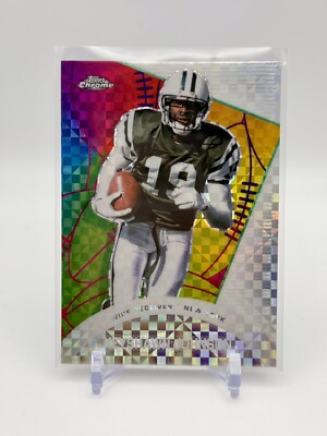 Keyshawn Johnson 2023 Topps Composite Topps Chrome All-Etch X-Fractor CAE-14