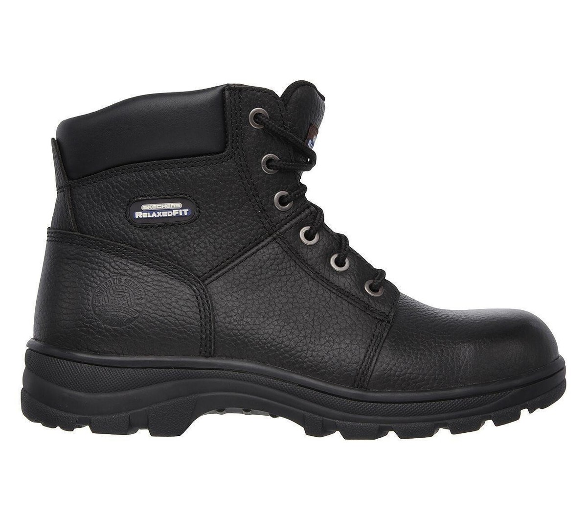 C様オーダー SKECHERS Men's Relaxed Fit-Workshire Steel Toe boot in Black 7