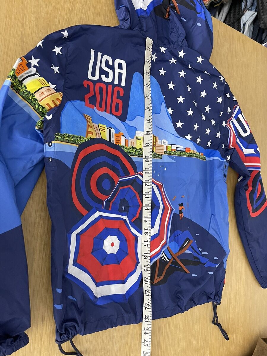 $398 Polo Ralph Lauren Small 2016 Olympic Rio USA Rain RRL $398 Polo Ralph Lauren Small 2016 Olympic Rio USA Rain RRL