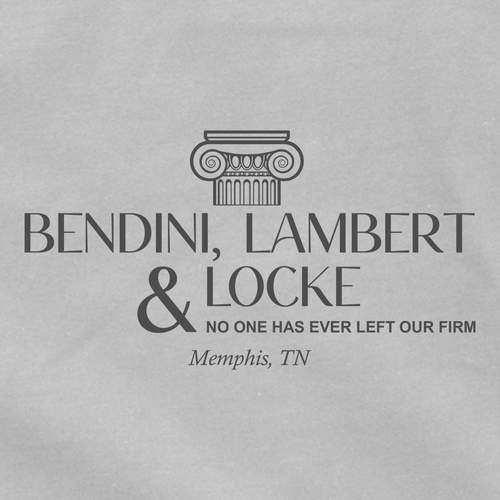The Firm Attorneys At Law Bendini Lambert & Locke Legal Lawyer 90s Movie T Shirt - Picture 11 of 13