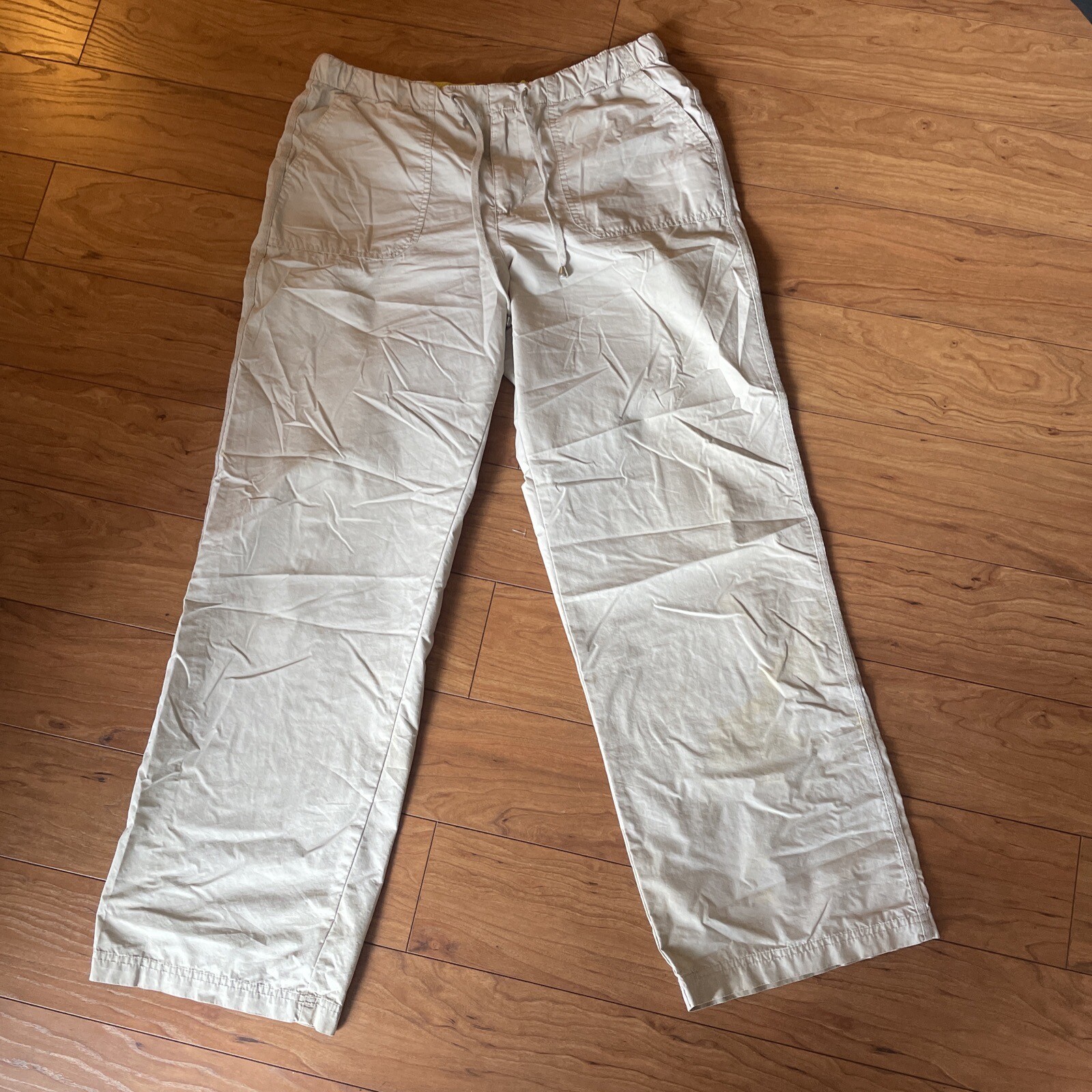 Y2k Cargo Pants Mid Rise Bootcut Baggy Size 12 *flaws… Gem