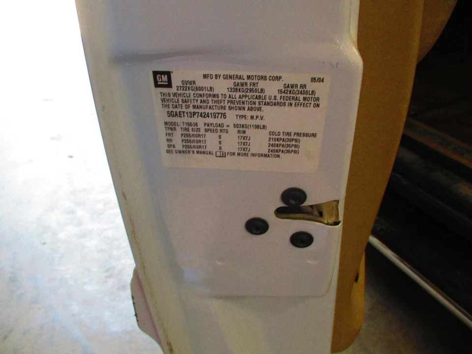 Б/у компрессор кондиционера подходит: 2004 Buick Rainier 5.3 класса C - Изображение 2 из 4