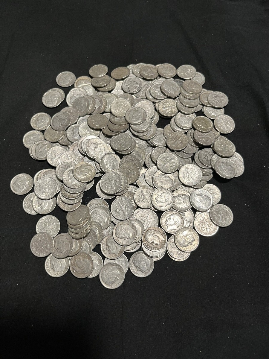 90% Lot US Junk Silver Coins 1 Pound LB BAG 16 OZ. 1964 AND