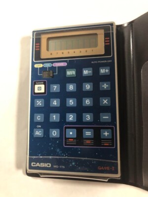 gamewatch Casio Game Calculator Mg-775 Japan | eBay