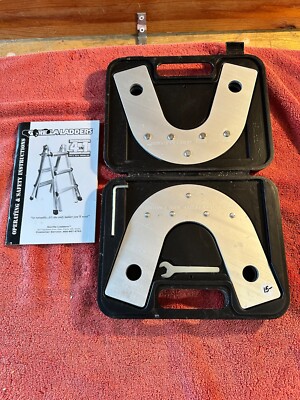 Gorilla Ladder Static Hinge Rail Bracket Kit Scaffold Mode Case with Wrench